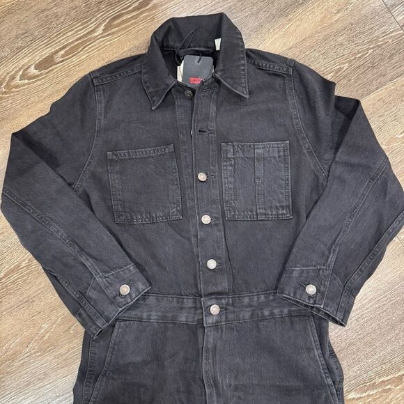 Levi's iconic jumpsuit - NWT SZ XS- black/charcoal - Picture 2 of 8